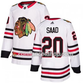 Adidas Maillot de Hockey Chicago Blackhawks Brandon Saad 20 2017-2018 Blanc Authentic - Femme